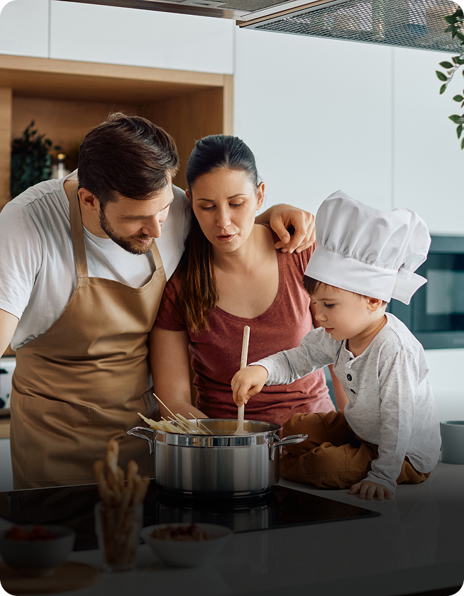 Sunday's routine with kids: Time to make Carbonara together!